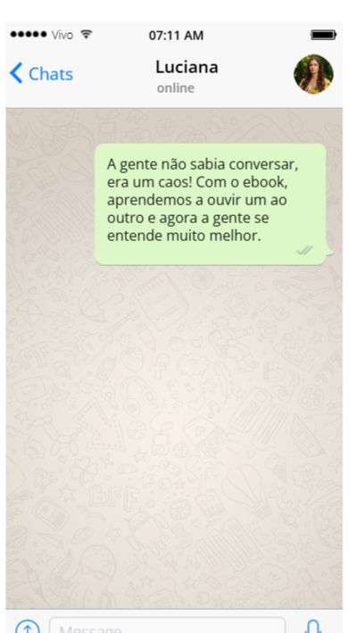 Lu, casada há 4 anos